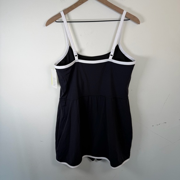 NWT All In Motion Everyday Soft Dress Black Size XL Tennis Built In Shorts /Bra - Picture 5 of 8